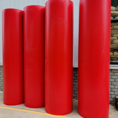 逃生管道救助施工現場案例